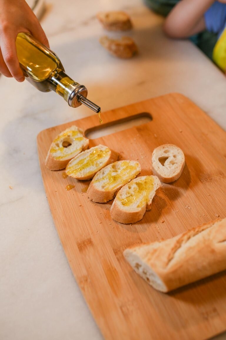 Sliced Bread on Brown Wooden Chopping Board